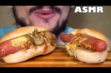 ASMR EATING ITA: HOT DOGS EATING SOUNDS *ITALIAN MUKBANG AMERICAN FOOD 먹방 *Wispering