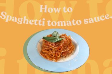 Spaghetti with tomato sauce | Basic and How to | Jedi Cooking