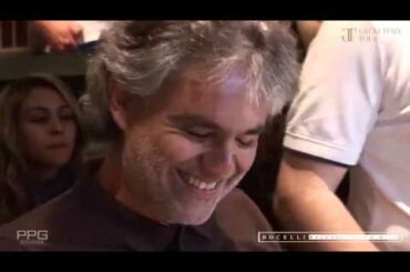 Bocelli BackStage and Wine