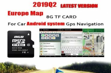 Fit for Android System Car Auto GPS Navigation 8GB Micro SD Card Map of Europe for France,Italy, ...