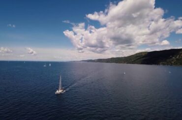 Jammin while flying over Northern Italy