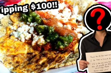 Mexican Street Food - BROOKE MACKAY - Finally A Face To The Name! - Tipping $100 Dollars In MEXICO!!
