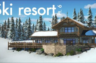 Planet Coaster Ski Resort (Part 6) - Mountainside Restaurant