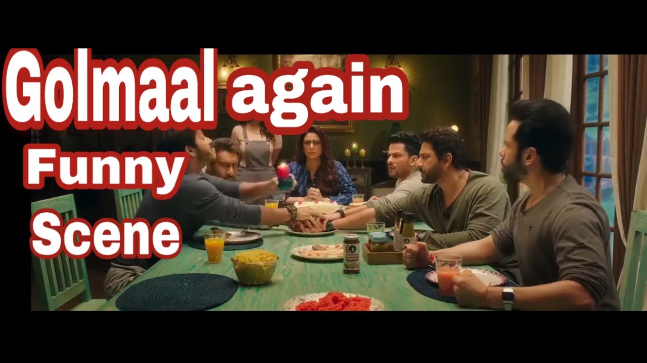 Golmaal dining table funny scene Golmaal dining table funny scene