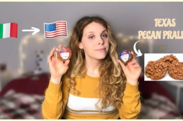 ITALIAN TRIES AMERICAN FOOD | Texas Pecan Pralines