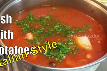 Italian Fish Recipe Salt Cod or Baccalà With Potatoes #fishrecipe