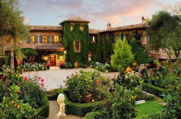 A Taste of Tuscany Under the California Sun | Italian Tuscan Style Mansion in Southern California