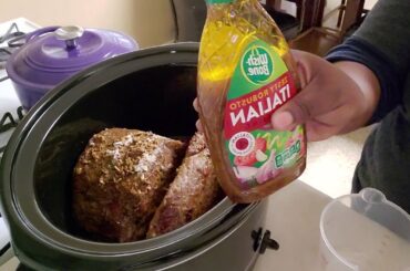 Perfect Mustard Bottom Round Roast | Top Roast Slow Cooker Recipe