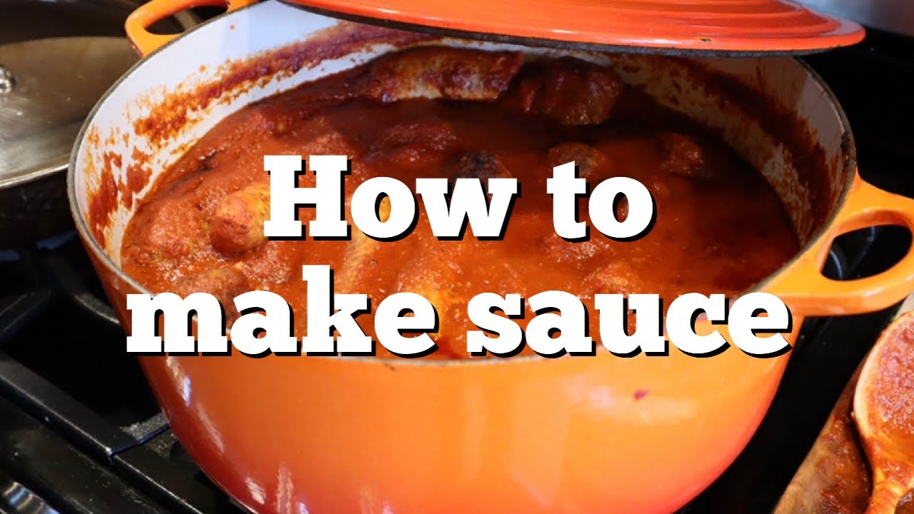 HOW TO MAKE SAUCE | Sean & Mimi HOW TO MAKE SAUCE | Sean & Mimi