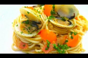 CLAM PASTA WITH WHITE WINE RECIPE