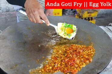 Surti half Fry Egg ||Anda Goti Fry || Butter Omelette Recipes || Indian Street Food