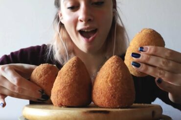 MUKBANG Fried Italian Food -  BY: Chiara ASMR