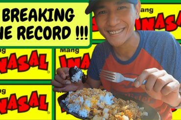BREAKING THE RECORD || Mang Inasal UNLI RICE CHALLENGE || Mang Inasal MUKBANG