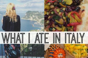 Vlogging in Capri! What I Ate in Italy and Easy Vegan Travel Tips |