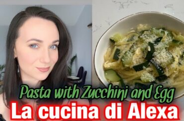 How to cook like an Italian | Spaghetti with Zuchini + Egg | Ricetta Napoletana