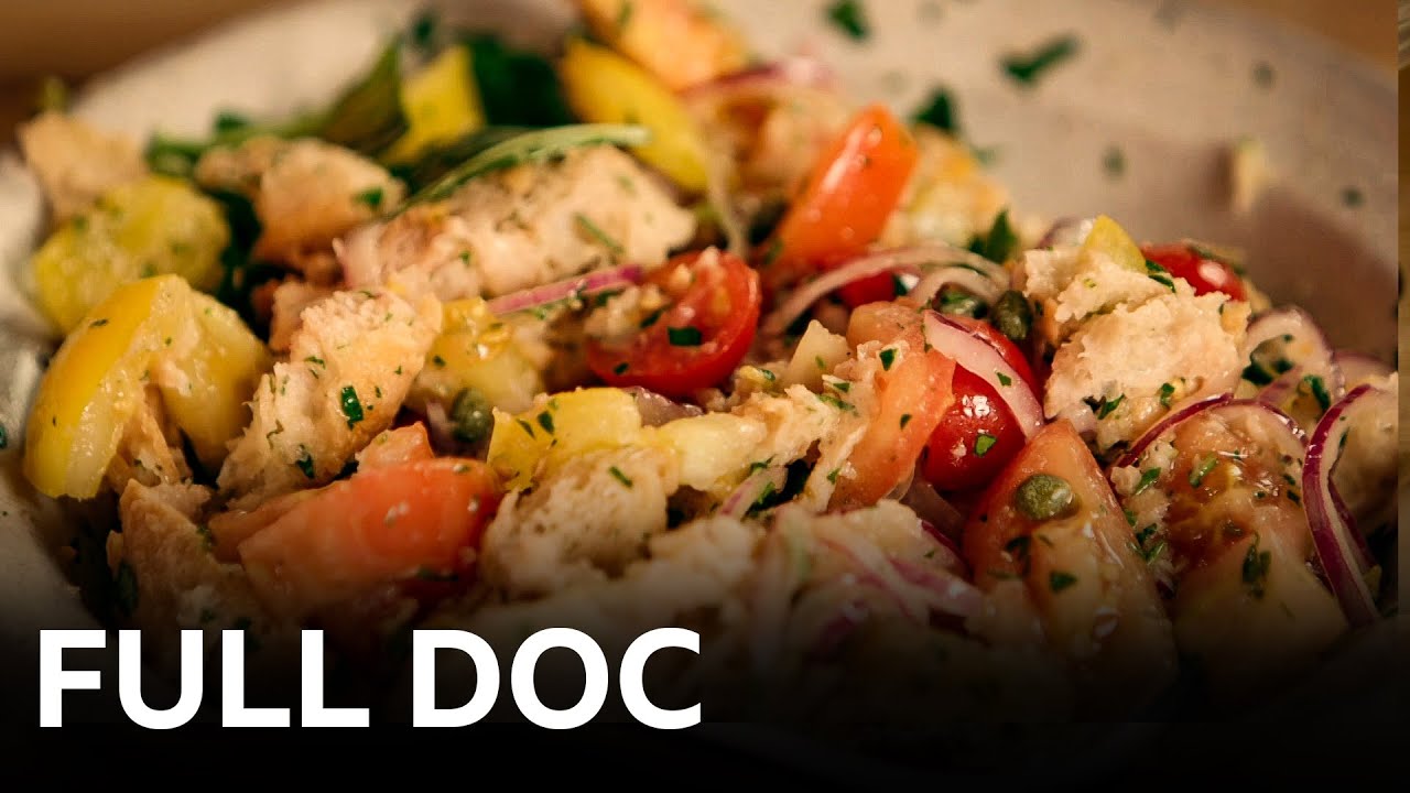 Panzanella salad | Michela's Tuscan Kitchen | BBC Documentary Panzanella salad | Michela's Tuscan Kitchen | BBC Documentary