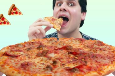 Late Night Papa John's Mukbang (Spicy Italian Pizza) 먹방