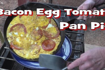 Bacon Egg Tomato Pan Pie