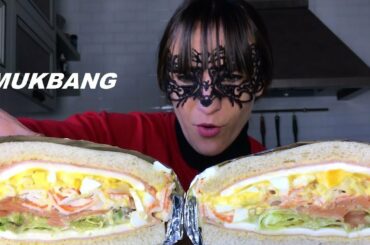 MUKBANG ITA: JAPANESE SANDWICH. RICETTA GIAPPONESE FATTA IN CASA (EATING SHOW ITALIANO)