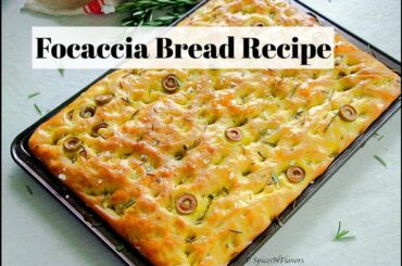 Make Bakery Style Focaccia Bread in 5 simple steps