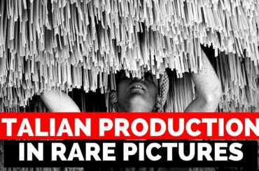 Amazing Italian pasta production in rare pictures [1925 - 1955]
