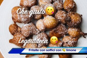 Incroci@👌:Che Gusto! Le goutdeca:Frittelle di Carnevale - Italian Carnival Fritters recipe...so good