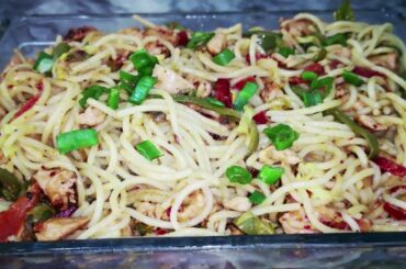 Chicken Vegetables Spaghetti