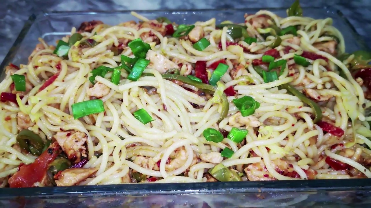 Chicken Vegetables Spaghetti Chicken Vegetables Spaghetti