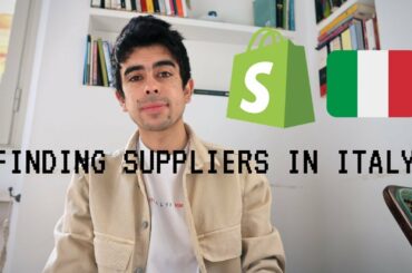 A chill Shopify Italy vlog (finding cool suppliers)