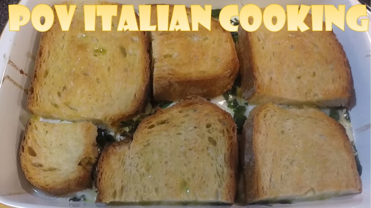 Baked Caprese Bruschetta: POV Italian Cooking Episode 27 Baked Caprese Bruschetta: POV Italian Cooking Episode 27