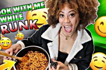 COOK WITH ME WHILE TIPSY (bad idea...)