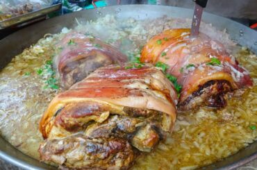 Huge Roasts of Beef and Meats. London Street Food