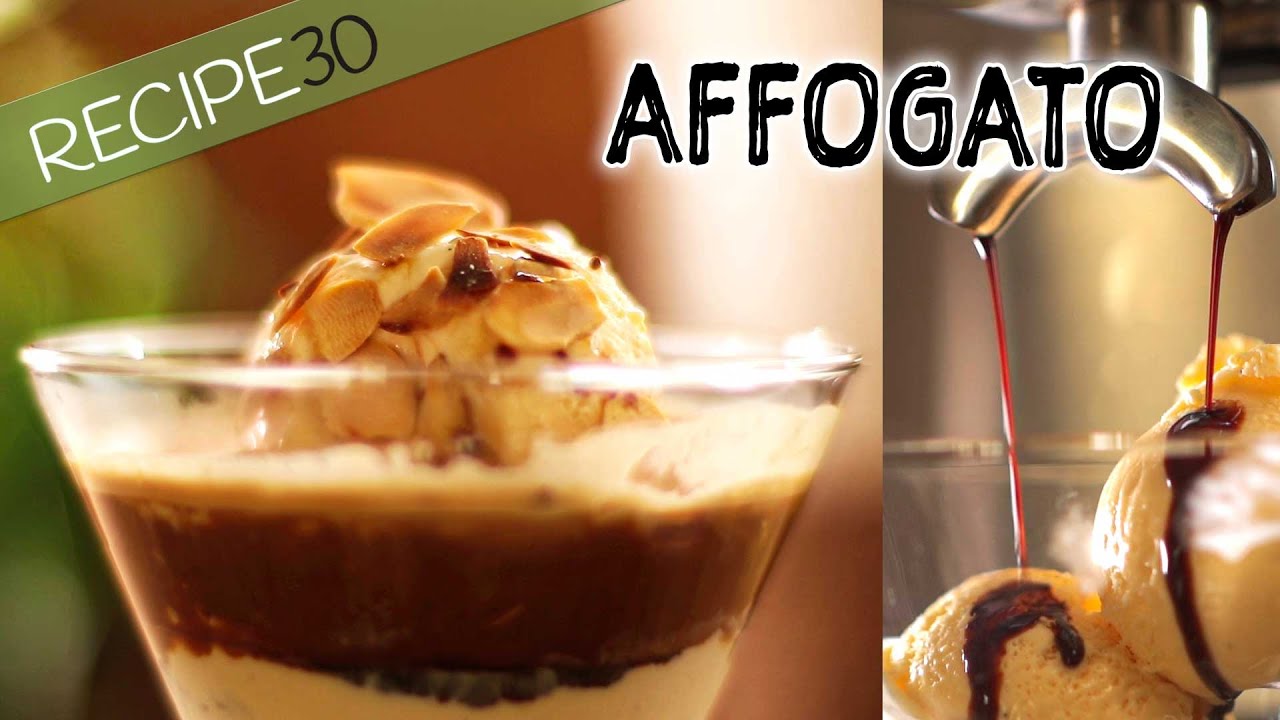 Affogato Gelato and Coffee Italian Dessert Affogato Gelato and Coffee Italian Dessert
