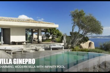 Villa Ginepro: Charming modern villa with infinity pool for rent in Sardinia