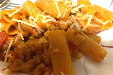 ITALIAN SAUSAGE PASTA | cooking vlog