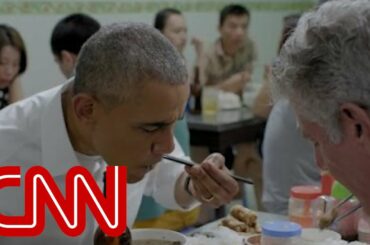 Bourdain and Anderson talk Vietnam, dining with Obama