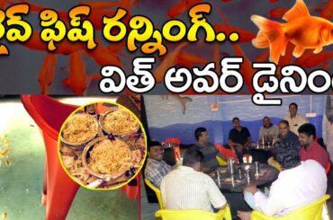 Kings 586 Restaurant In Vijayawada | Street Food | లైవ్ ఫిష్ రన్నింగ్ విత్ అవర్ డైనింగ్