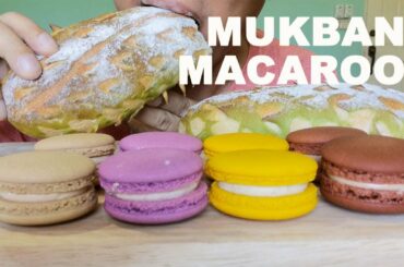 Mukbang Eating Macaroon (ASMR USA UK Canada Japan Portugal Switzerland Finland Italy Germany)