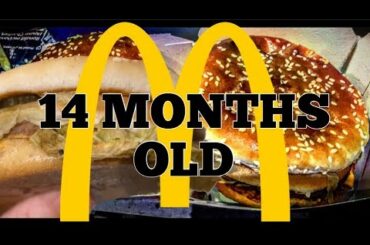 EATING A YEAR OLD MCDONALDS buried in the garden BEEPER BEEF