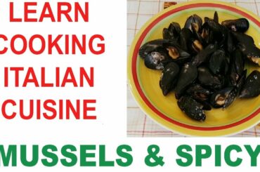 ITALIAN CUISINE 🇮🇹Mussels with black pepper &Spicy oil