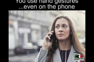 Signs You Might Be Italian