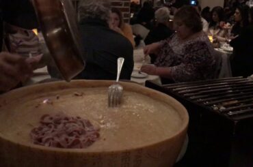 Fettuccine Maiella at Maiella in Long Island city: Wine infused pasta!