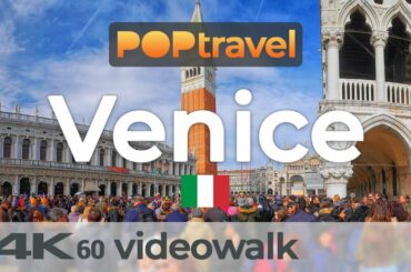 Walking in VENICE / Italy 🇮🇹- San Marco to Piazzale Roma during Carnival - 4K 60fps (UHD)