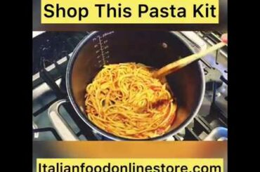 Video Recipe. How to cook Italian Spaghetti using this Special Kit.