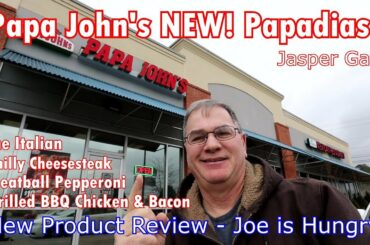Papa John's NEW Papadia | Italian | Philly Cheesesteak | BBQ Chicken Bacon | Meatball Pepperoni