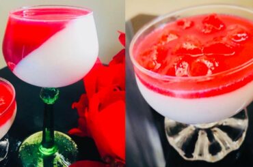 Panna Cotta/Italian dessert panna cotta recipe/Valentine's Day Special/ Simple pudding