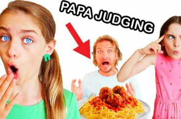 PAPA JUDGES PASTA TWIN TELEPATHY Challenge By The Norris Nuts