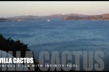 Villa Cactus: A unique property with infinity pool just in front of the sea. Porto Rafael. Sardinia