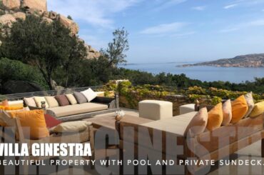 Villa Ginestra: Beautiful property with pool and private sundeck on the sea. Porto Rafael. Sardinia