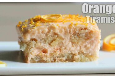 Orange Tiramisu | An Italian Dessert | Valentine’s Day Special